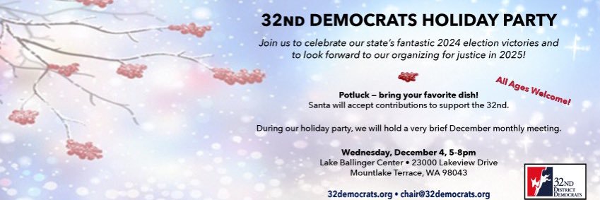 32nd District Dems banner