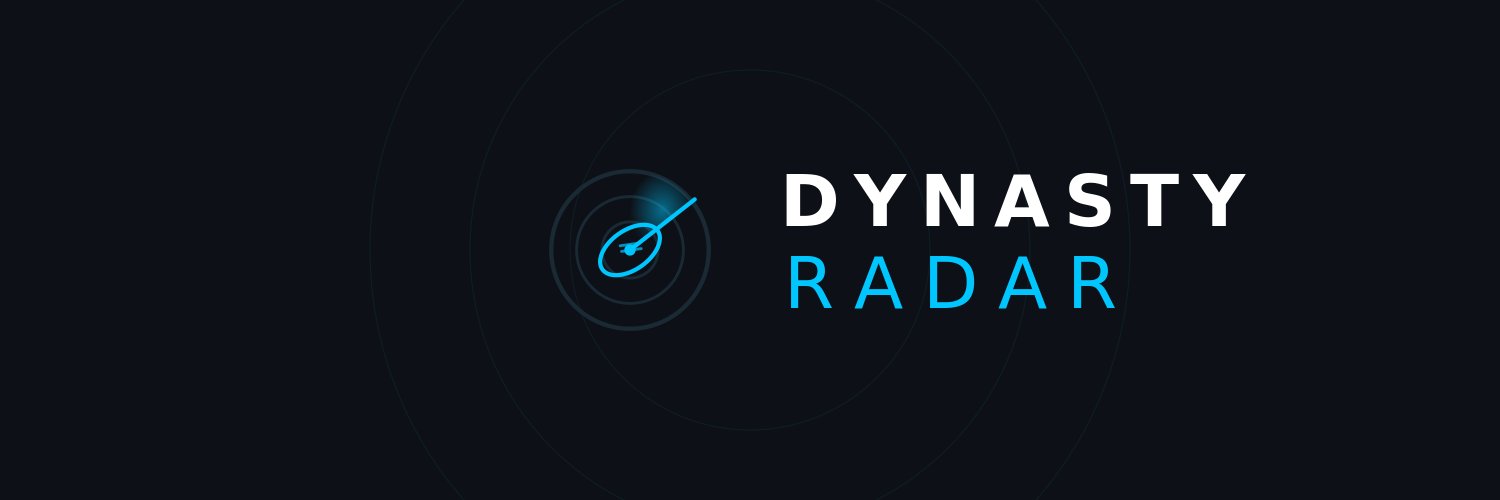 Dynasty Radar banner