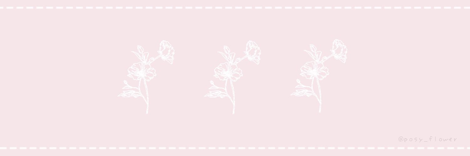 花撫束 ✿𓈒無言巡回と新タグ🔖 banner