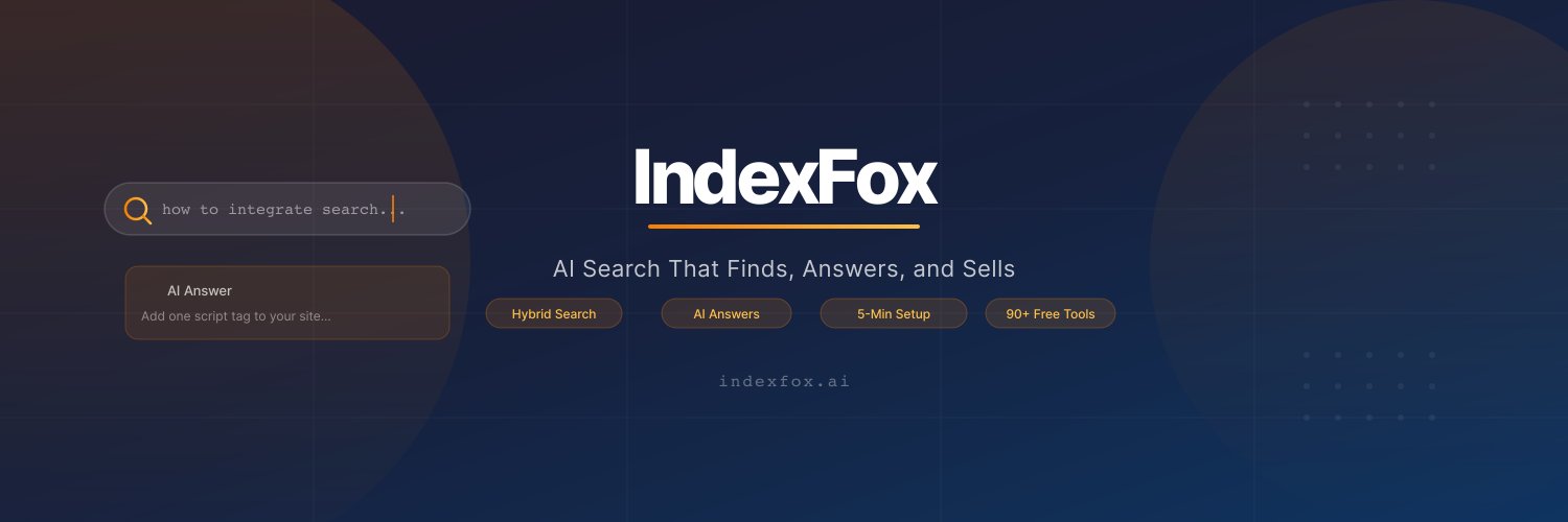 IndexFox banner