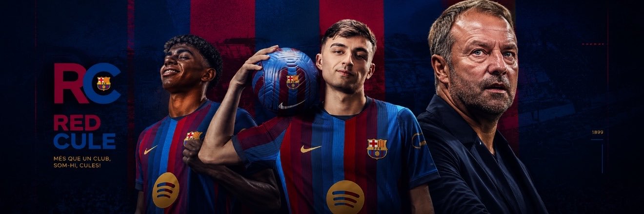 Red Cule 💙❤️ banner