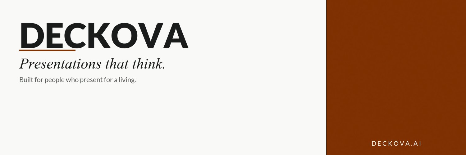 Deckova banner