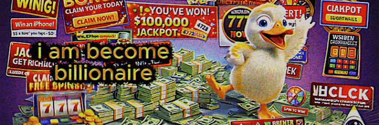 I AM BECOME BILLIONAIRE banner