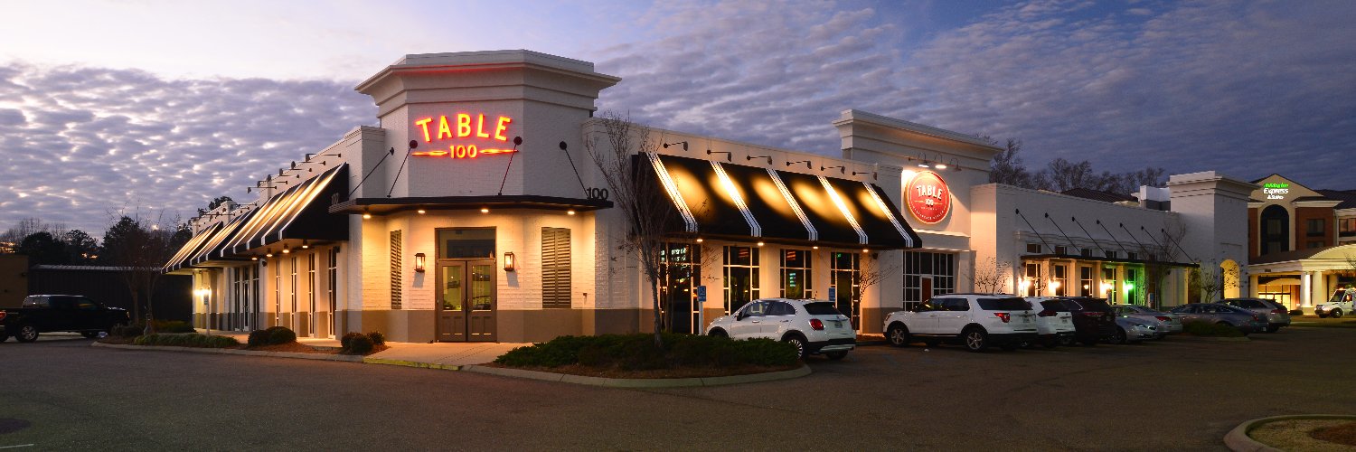 Table 100 banner