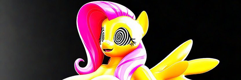 Hypnotized Pony Fluttershy banner
