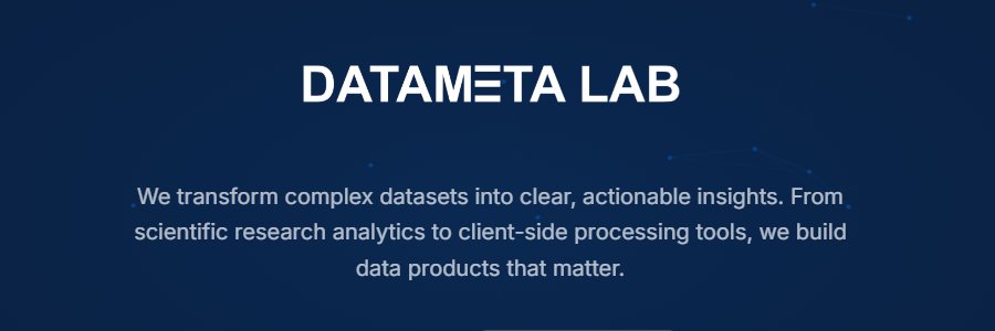 DATAMΞTA LAB banner