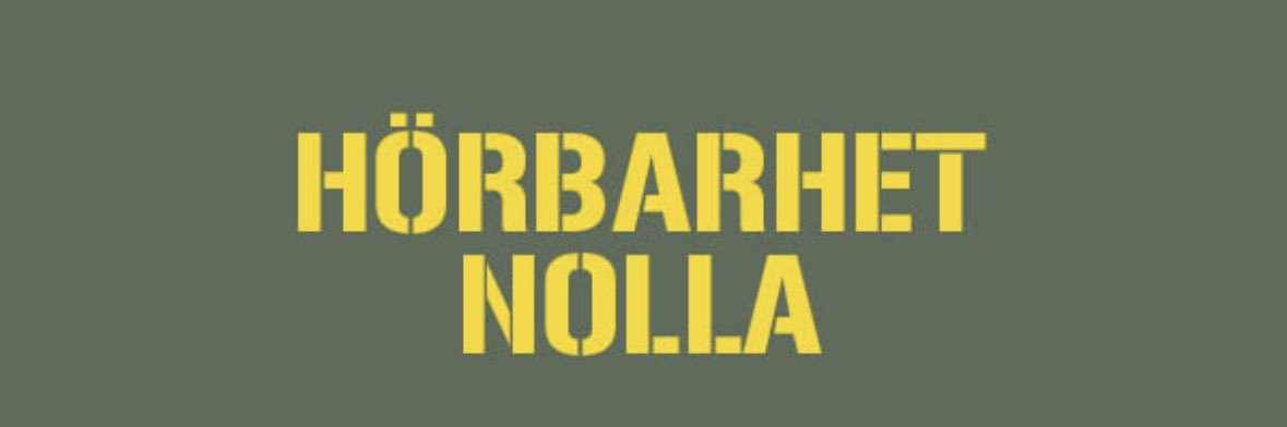 Hörbarhet Nolla banner