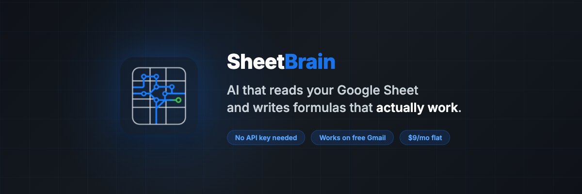 SheetBrain banner