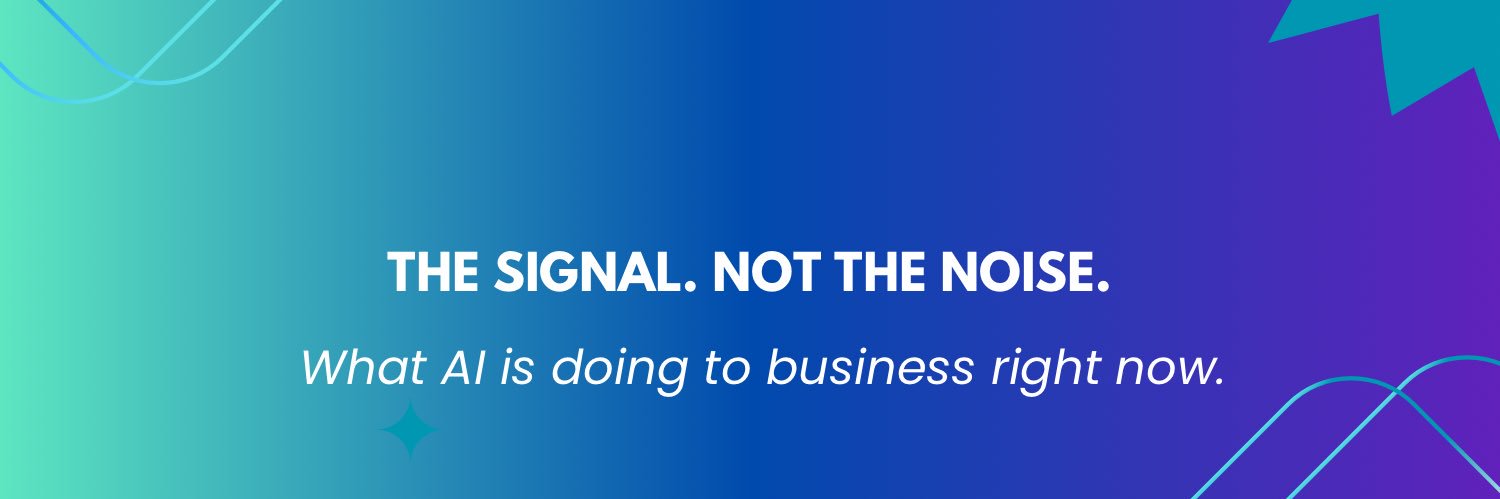 The AI Signal banner