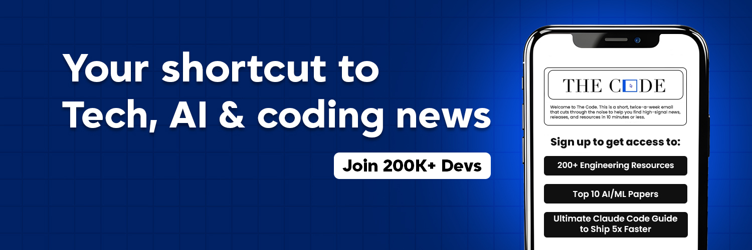 The Code Newsletter banner