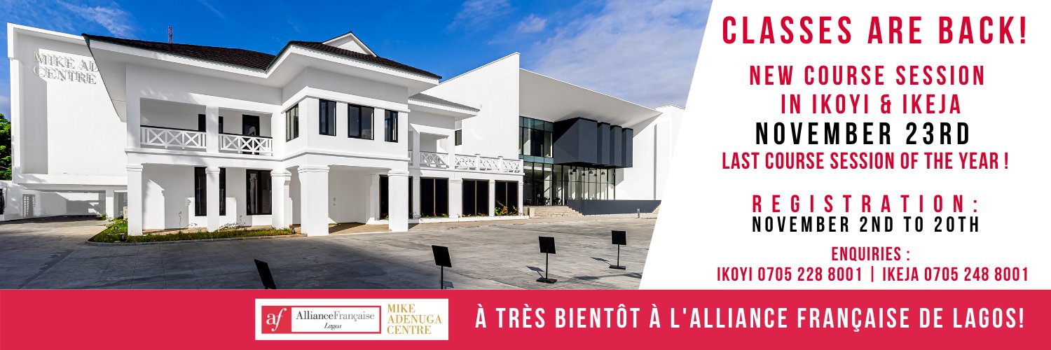 Alliance Française de Lagos banner