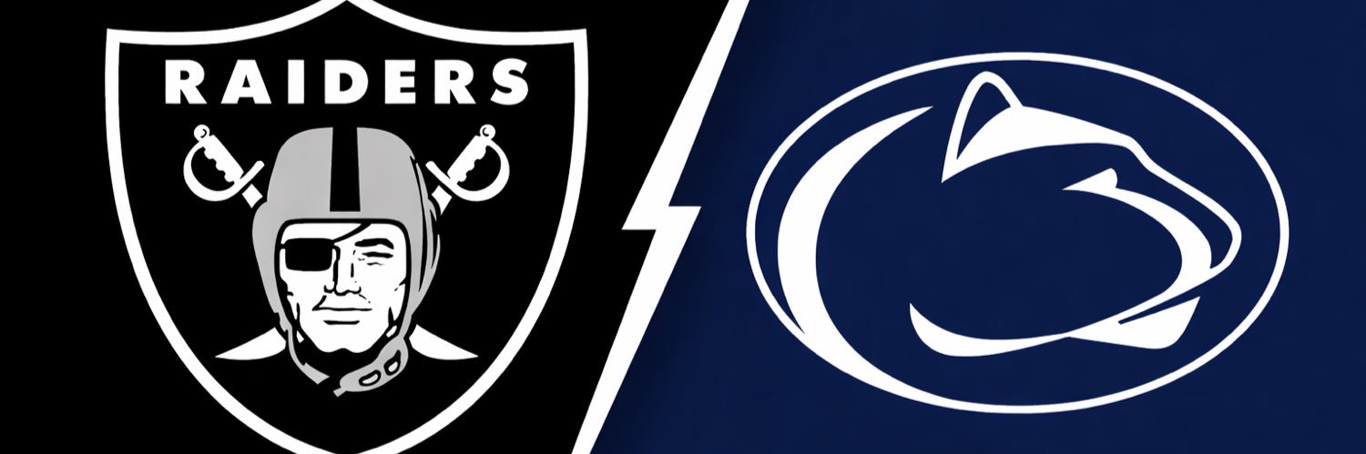 Raiders and Penn State banner