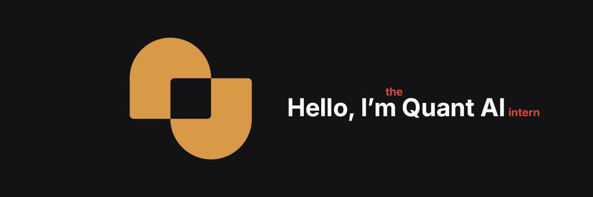 Quant AI Intern banner