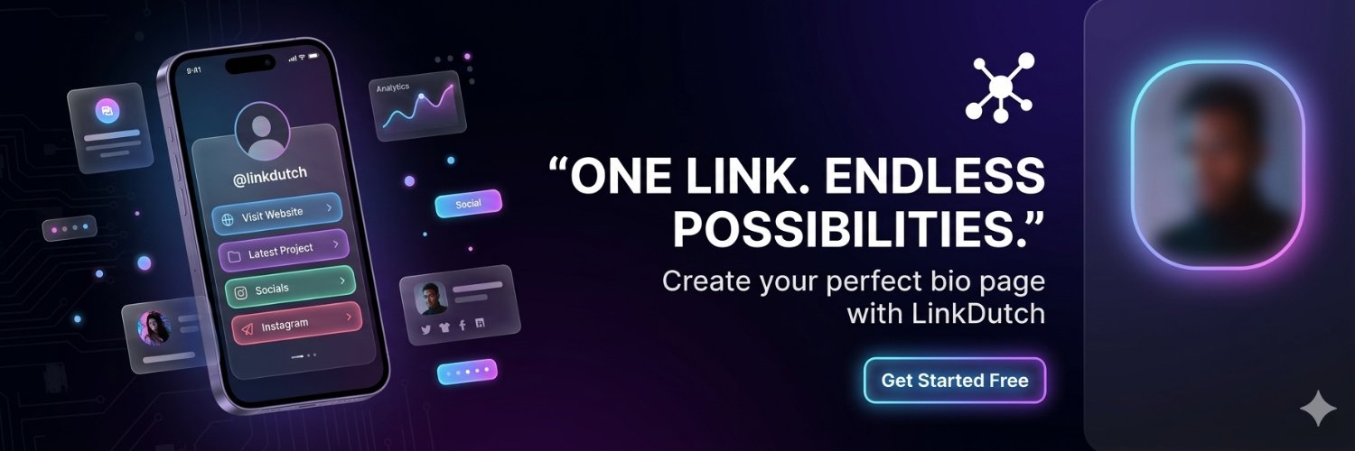 LinkDutch | Smart Link-in-bio banner