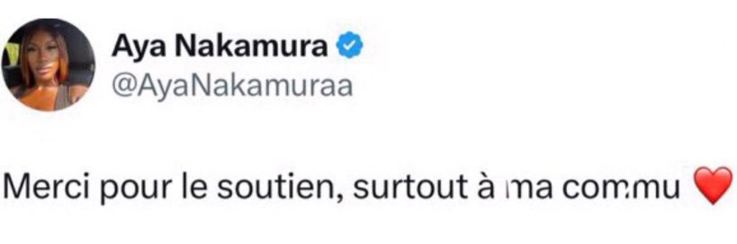 Aya Nakamura News 🇫🇷 banner