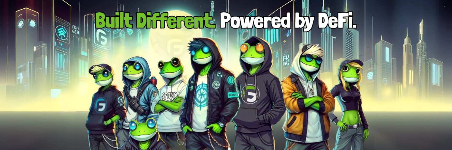 Frogen banner
