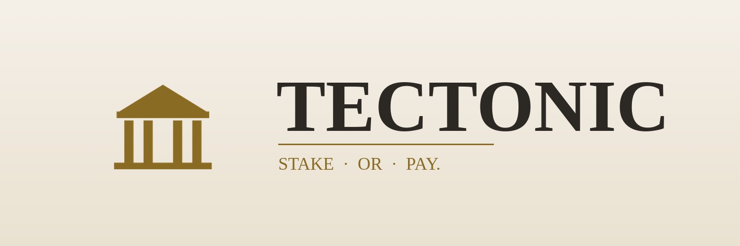 Tectonic 🏛 banner
