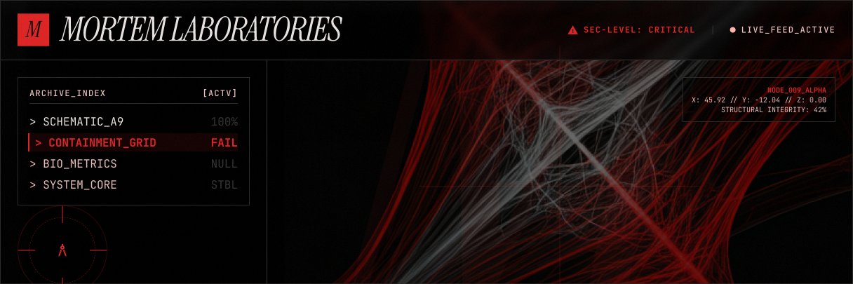 Mortem Labs banner