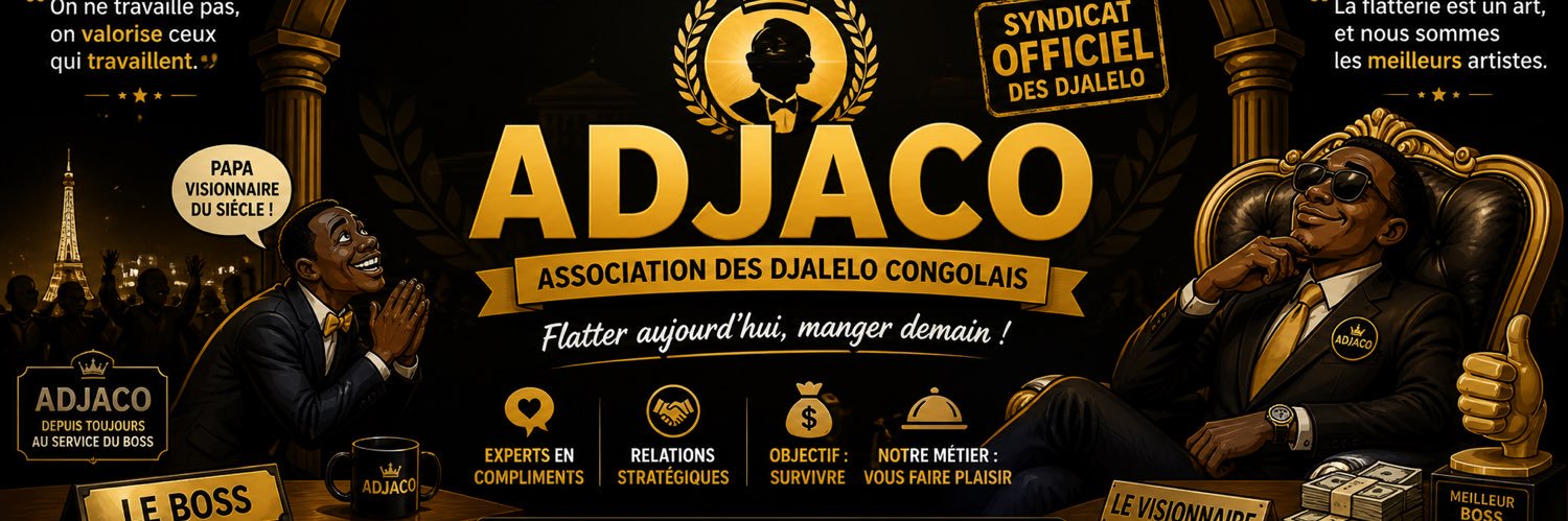 ADJACO (Association des Djalelo Congolais) banner