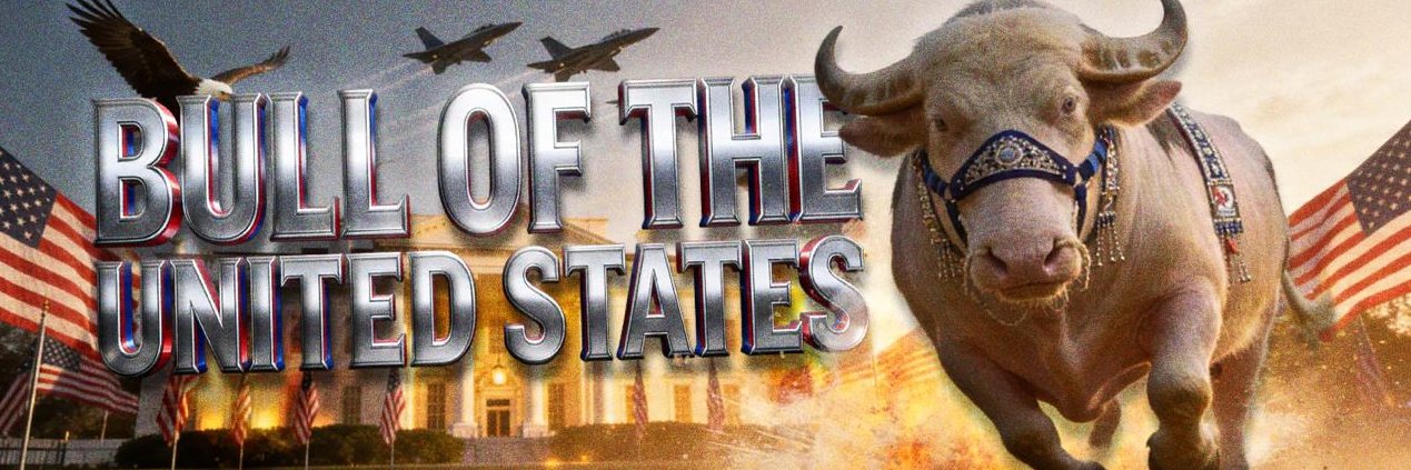 Bull Of The United States banner