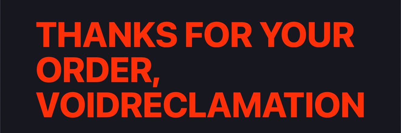 VOIDRECLAMATION's profile banner image
