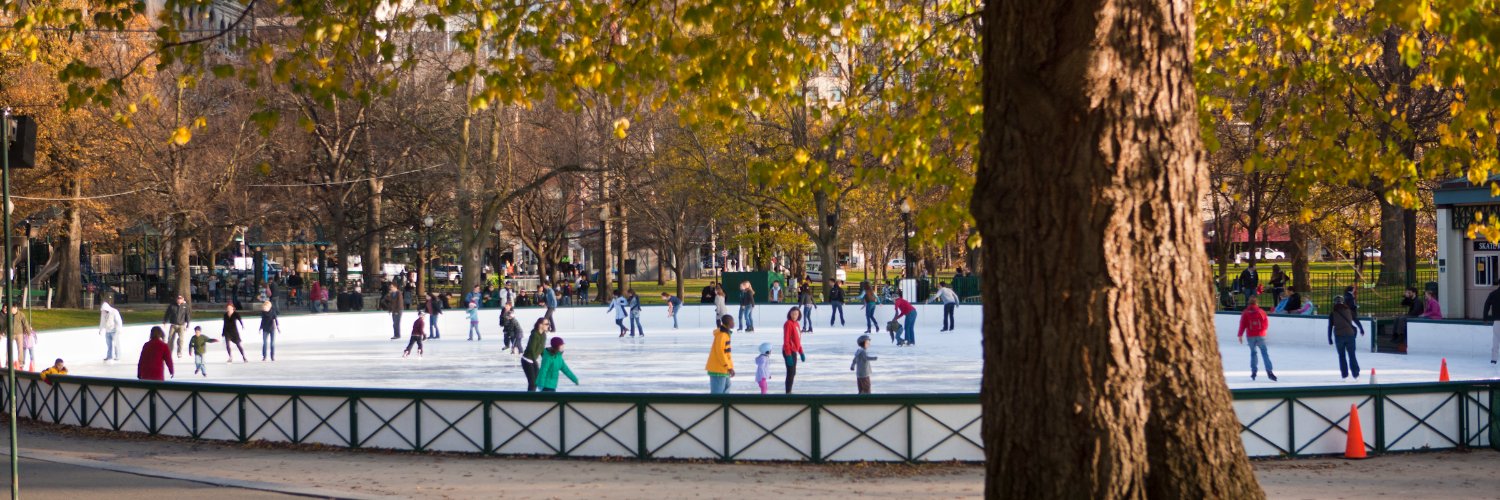 The Boston Common Frog Pond banner