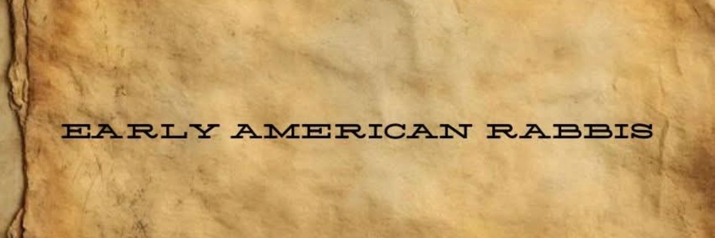 EarlyUSRabbis's profile banner image