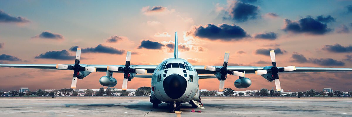 Lockheed C-130 Hercules banner