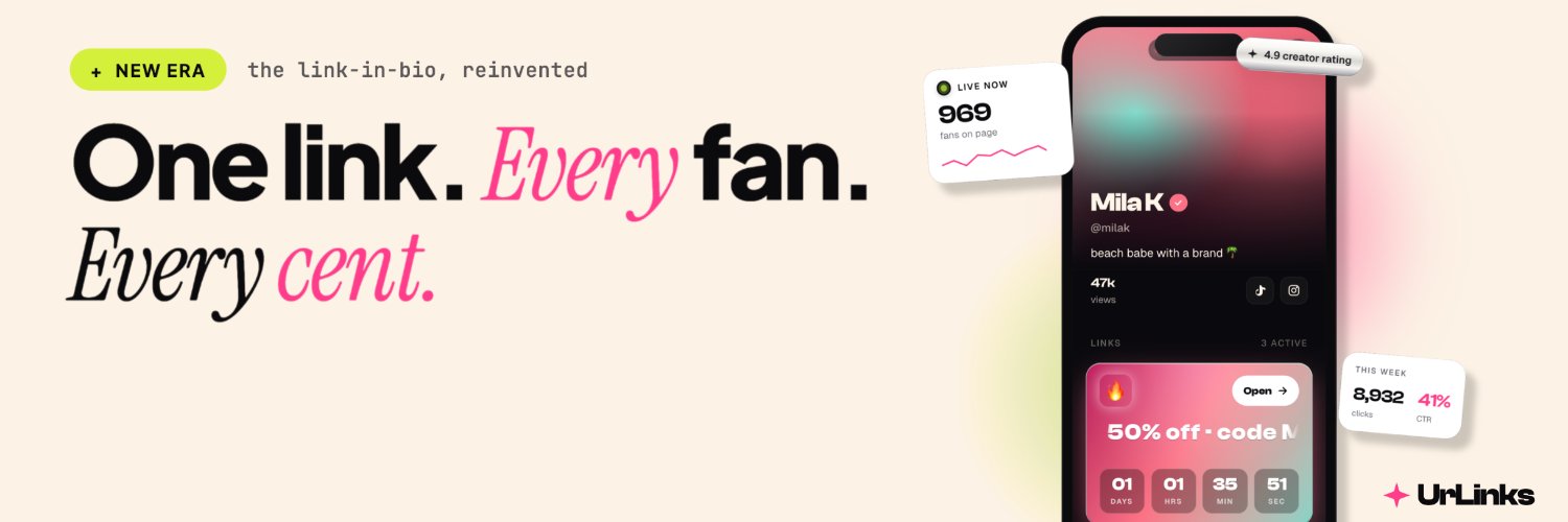 UrLinks banner