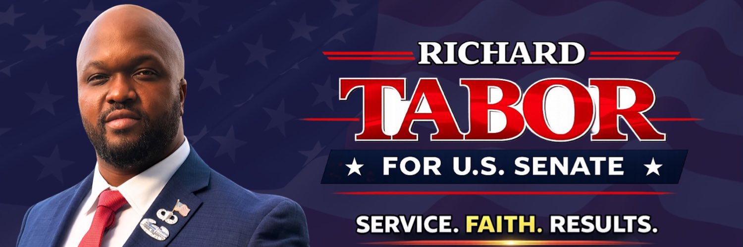 Richard Tabor for U.S. Senate banner