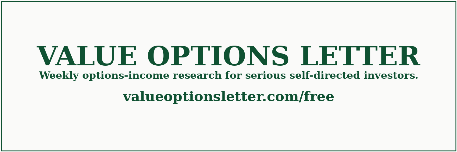 Value Options Letter banner