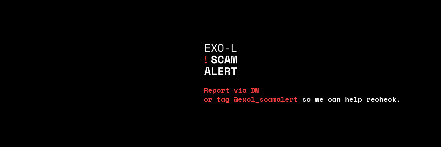 EXO-L Scam Alert banner