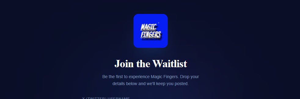 Magic Fingers banner