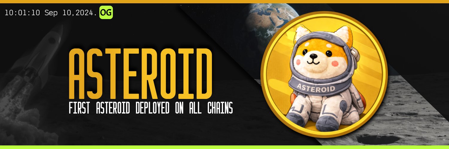 First Asteroid banner