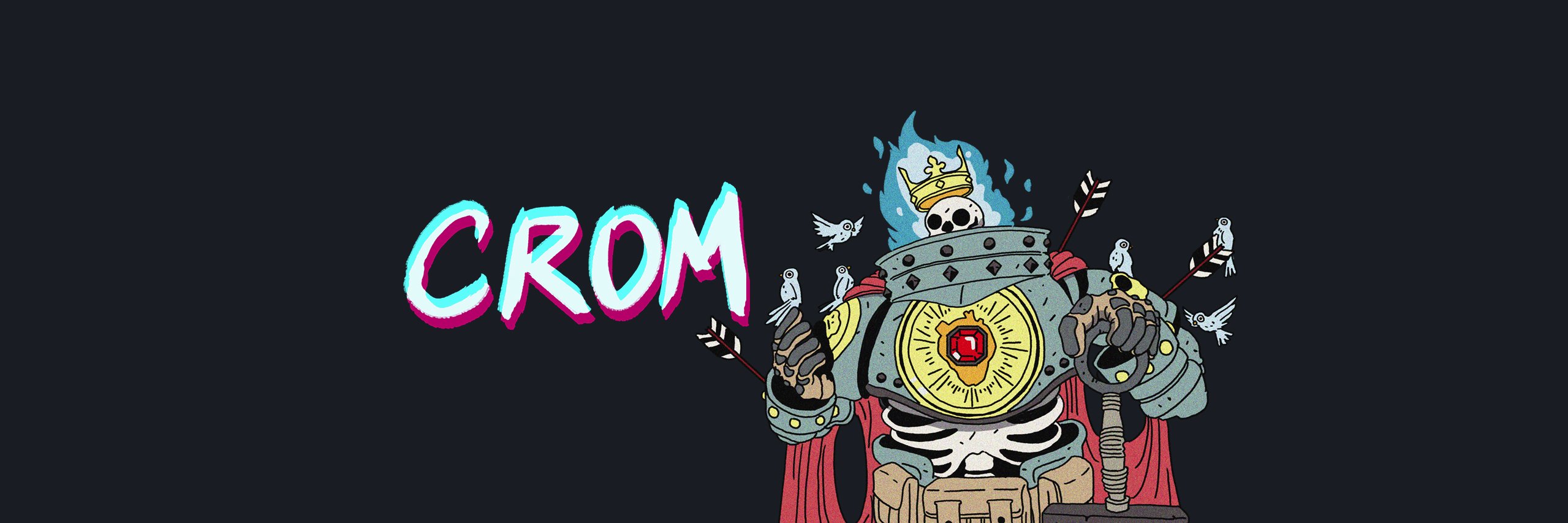CROM's banner