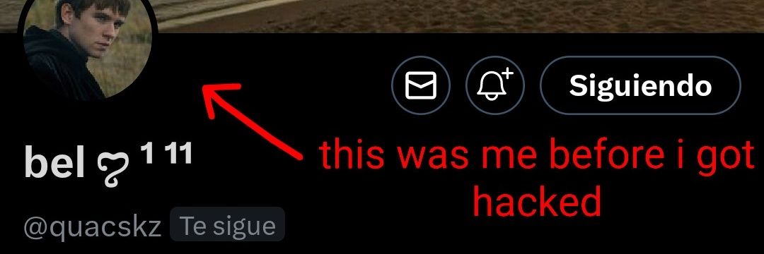 bel ¹¹¹ •WAS HACKED• ME HACKEARON banner