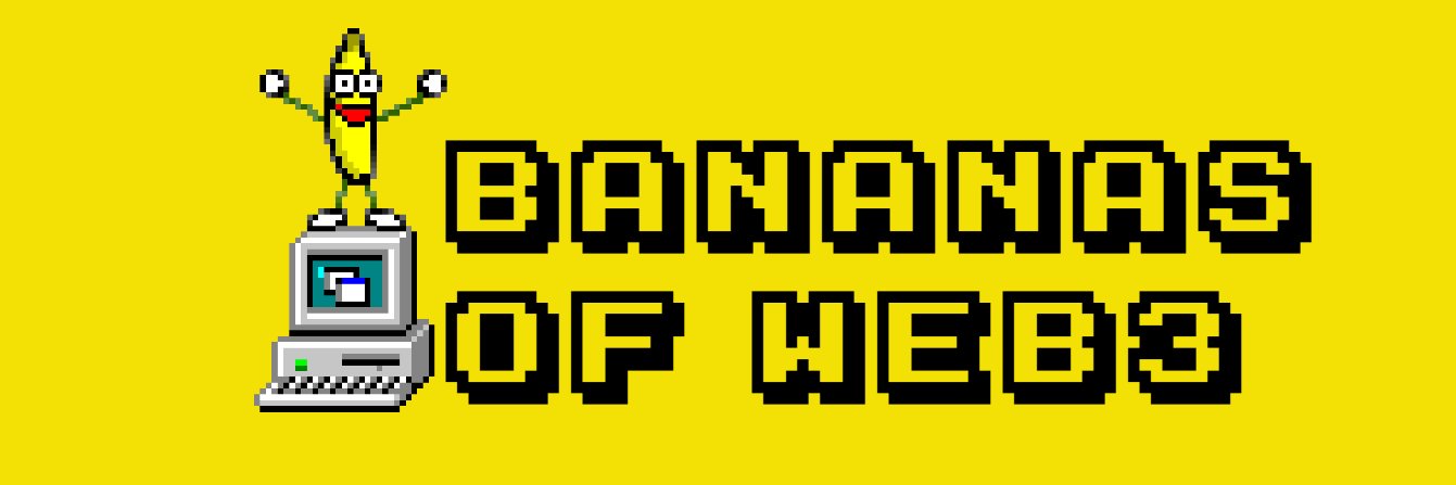 Bananas Of Web3🍌 banner