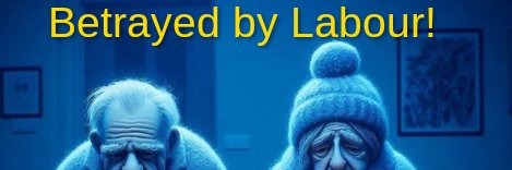 Betrayed by @ukLabour, #Excluded by @Conservatives banner