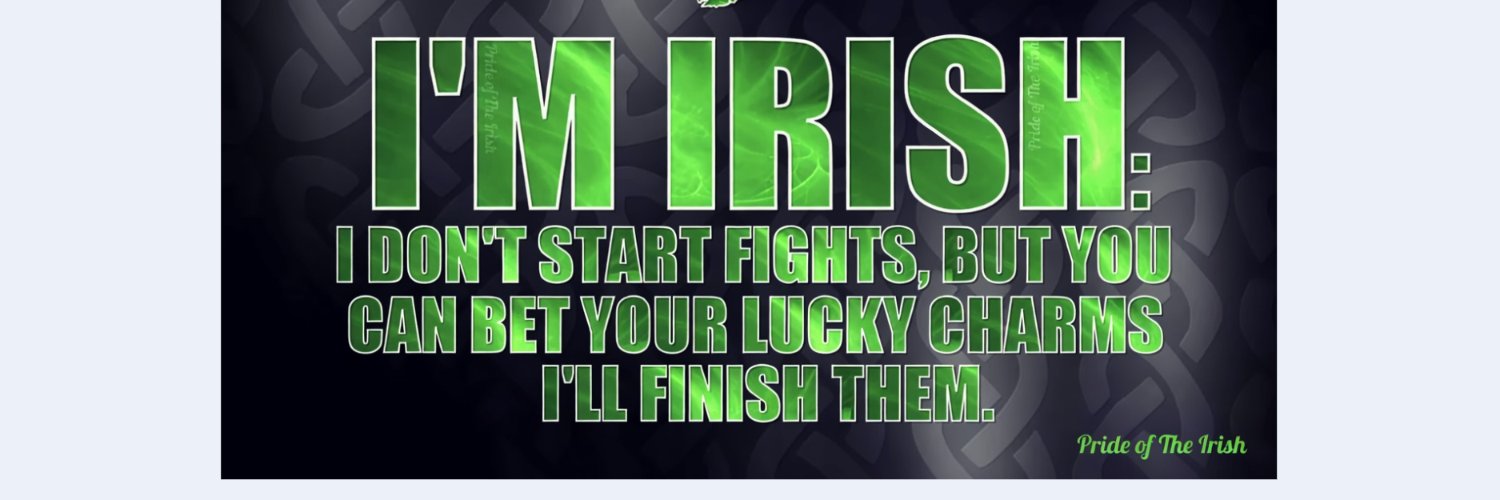 ☘️ Fighting Irish ☘️ banner