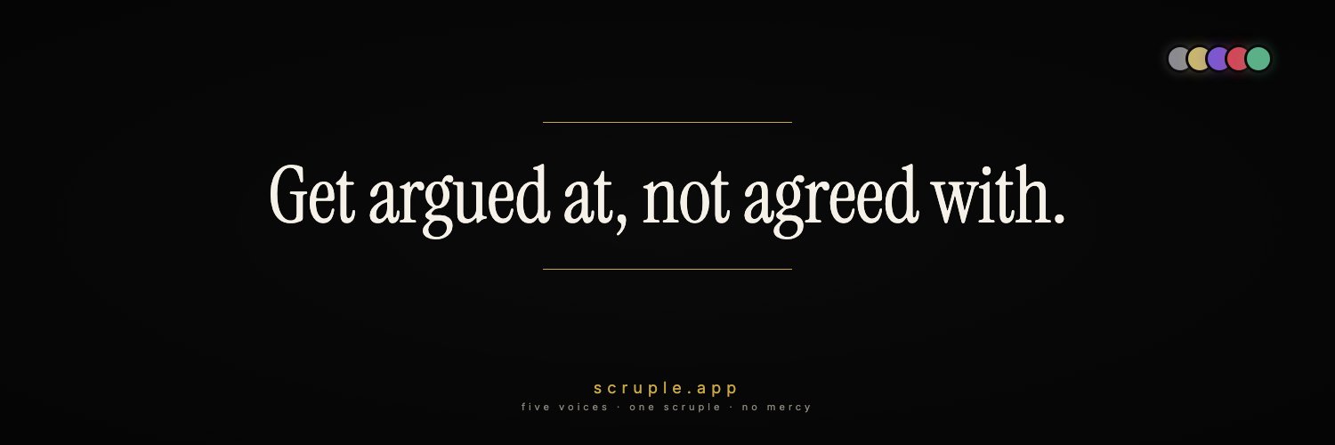 Scruple.app banner
