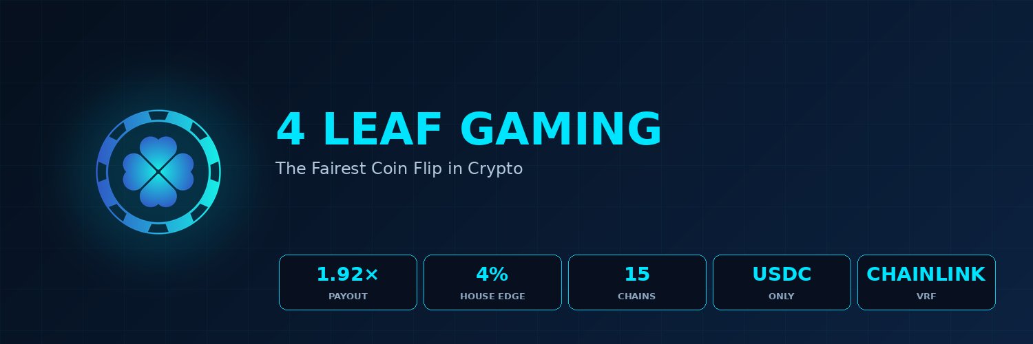 4-LEAF GAMING banner