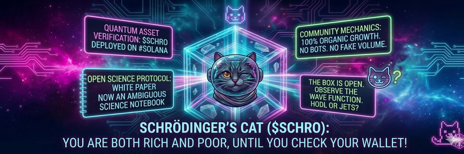 Schrödinger's Cat ($SCHRO) banner