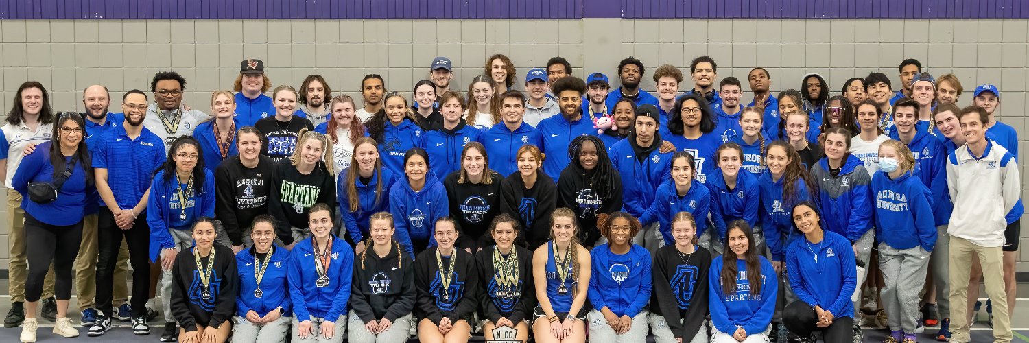 Aurora University Cross Country/Track & Field banner