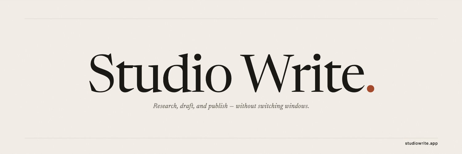 Studio Write banner