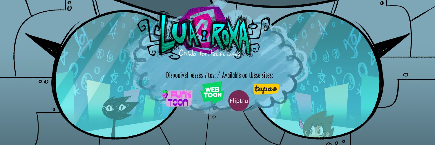Lua roxa comic banner