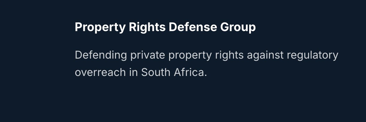 Property Rights Defense Group banner