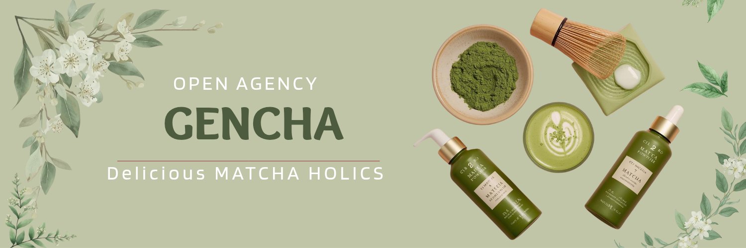 GENCHA 🍵💚 banner