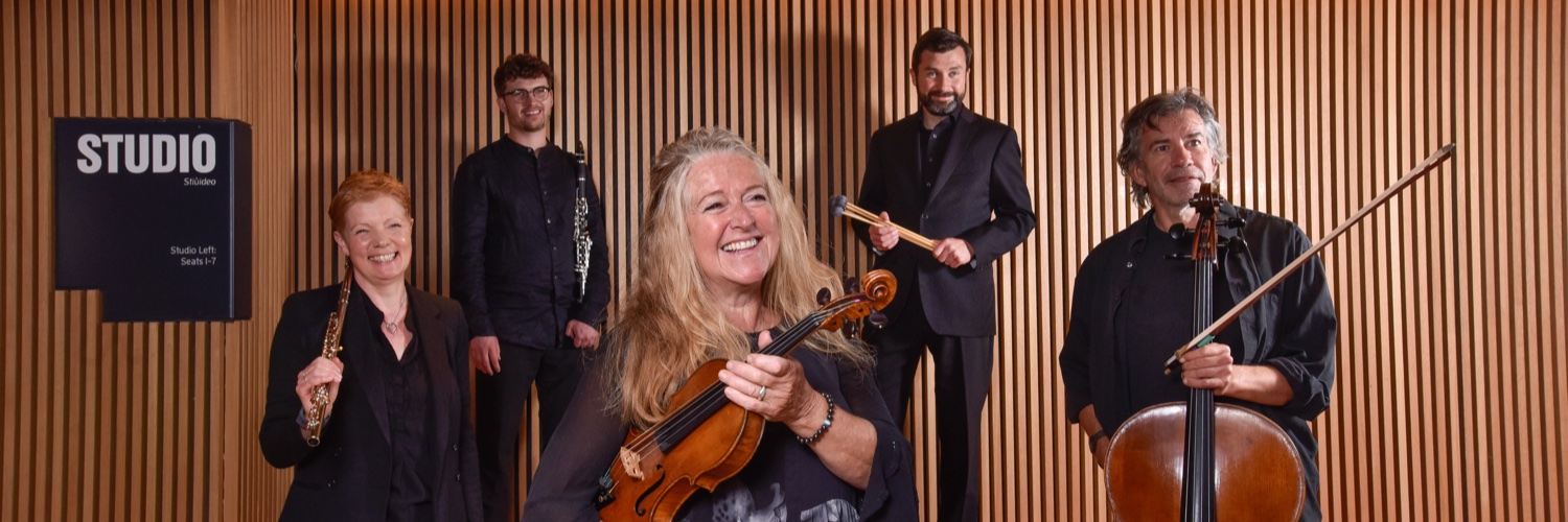 Red Note Ensemble's banner