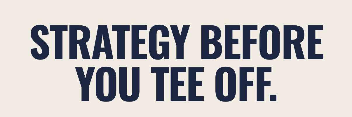Preround Golf banner