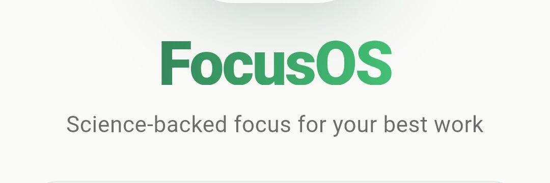 FocusOs banner